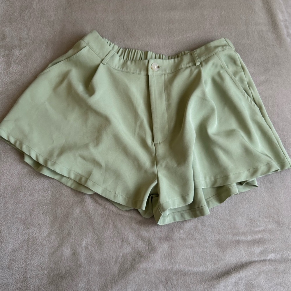 Women's Green Shorts